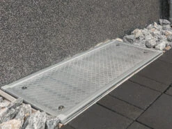 Schellenberg Sauberer Lichtschacht Alu, 55 X 110 Cm, Mit Bürstendichtung