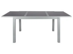 LIVARNO Home Alu-Set »Houston« 5-teilig - Ausziehtisch & 4 Hochlehner, Silber/grau -Garten- Und Terrassengeschäft gcp4ff78e7ae6e74e0f99e607ede99e9906