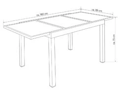 LIVARNO Home Alu-Gartentisch »Houston«, Ausziehbar, Schwarz -Garten- Und Terrassengeschäft gcp510d469f211743f2ae6ed4b4296be7f4