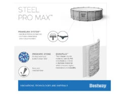Bestway Steel Pro Max™ Framepool Komplett-Set 488x122 Cm -Garten- Und Terrassengeschäft gcp53cbb150582c494c8caf22fec753d28b