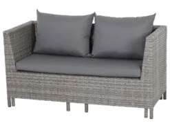 Gardamo Vigo Lounge Set, Aus Geflecht Mix, 4-teilig, Grau -Garten- Und Terrassengeschäft gcp542d95b57602472eafebf79c76d816dc