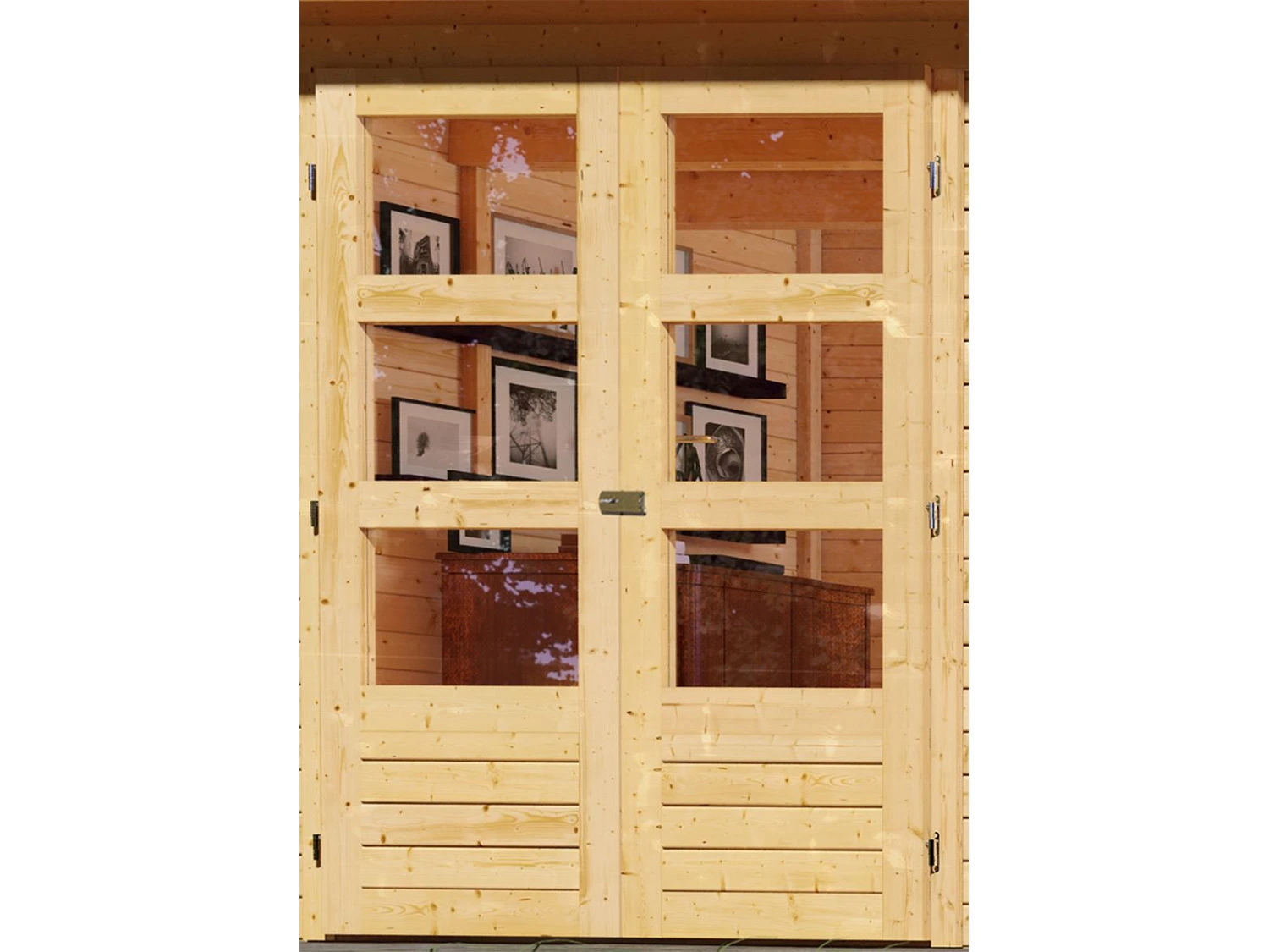 Karibu Gartenhaus »Trundholm 1«, Mit Verglaster Doppeltür, Inklusive Schleppdach 8 Karibu Gartenhaus »Trundholm 1«, Mit Verglaster Doppeltür, Inklusive Schleppdach – Bild 8