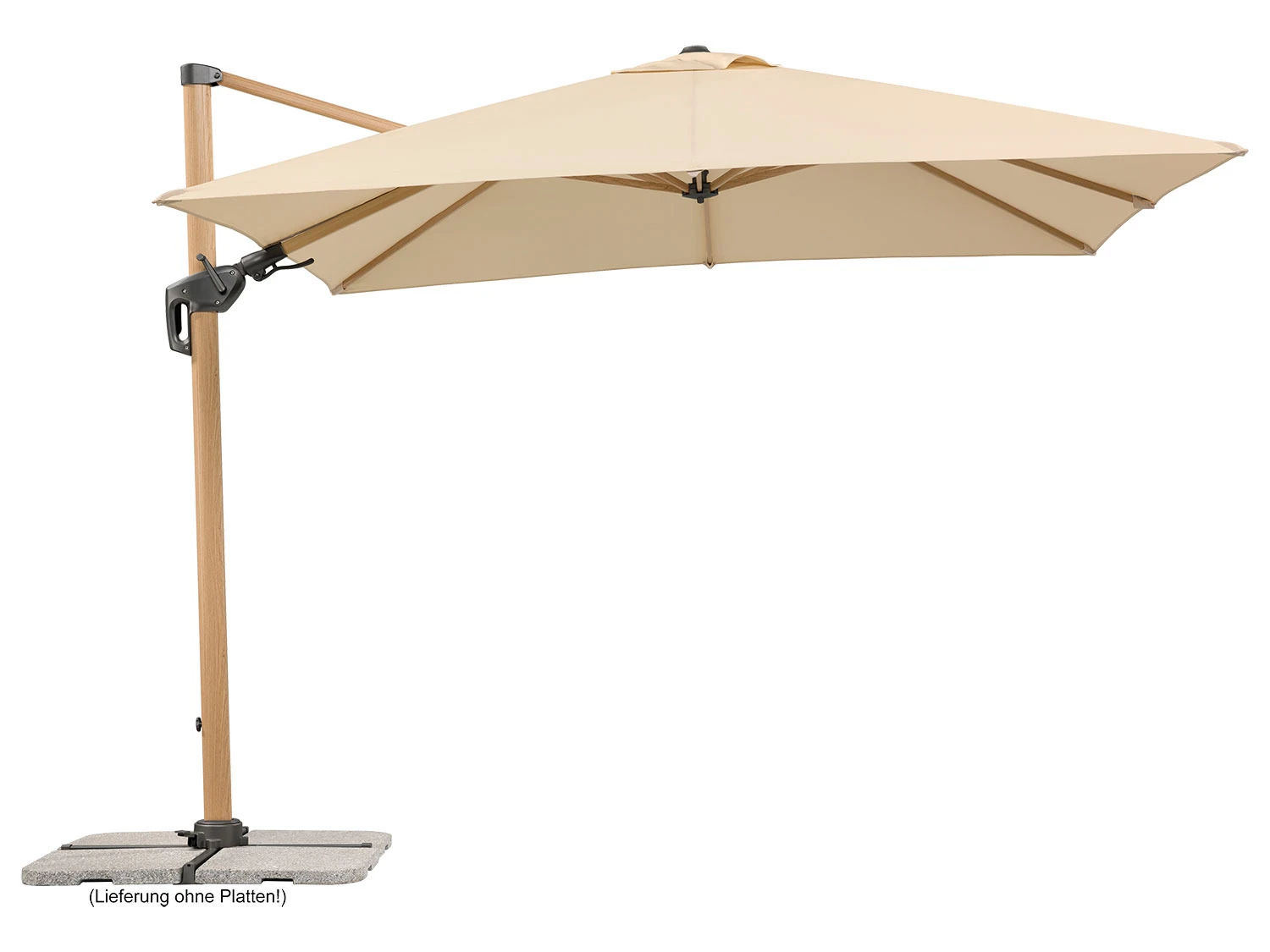 Schneider® Schneider »Rhodos Twist Woody«, 300 X 300 Cm, Mit Integrierter Kurbel 1 Schneider® Schneider »Rhodos Twist Woody«, 300 X 300 Cm, Mit Integrierter Kurbel