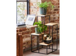 Pureday Pflanzenständer »Anton«, Aus Metall Und Holz, Mit 4 Ablagen -Garten- Und Terrassengeschäft gcp5d3a2c54b2a4409a8d5205b4a7e93378