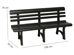 Bica Gartenbank »Olimpia«, 3-Sitzer, Kunststoff, Witterungsbeständig, 330 Kg Belastbarkeit -Garten- Und Terrassengeschäft gcp5f8d89062774417d9230dab0371d64d7