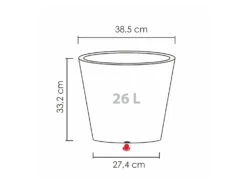 Scheurich Pflanzgefäß Coneo -Garten- Und Terrassengeschäft gcp622099e52d2c48c8a784de12128c2f05