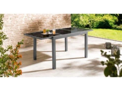 LIVARNO Home Alu-Premium-Set »Toronto« 7-teilig - Ausziehtisch & 6 Hochlehner Gepolstert, Anthrazit -Garten- Und Terrassengeschäft gcp68c317bb5acf4365b7c18ddb2ac3a2bd
