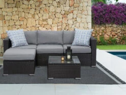 MeXo Gartenmöbel Lounge Set, Mit Tisch Inkl. Polster -Garten- Und Terrassengeschäft gcp6deb09952bfd41cb88734c201bc69350
