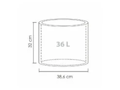 Scheurich Pflanzgefäß »Riva«, Kunststoff, Rund -Garten- Und Terrassengeschäft gcp70dcfdcfd0c143b7ace0aa648a9a2c3d