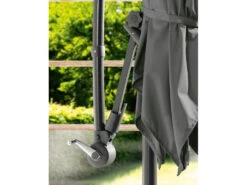 LIVARNO Home Ampelschirm, Quadratisch, 2,5 X 2,5 M, Anthrazit -Garten- Und Terrassengeschäft gcp74e966c46f334ba08b09f9b910475d9d