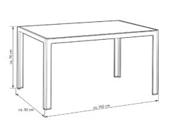LIVARNO Home Alu-Gartentisch »Houston«, Mit Wendetischplatte, Silber -Garten- Und Terrassengeschäft gcp7580f264decf4e0981f4c2368f712db5