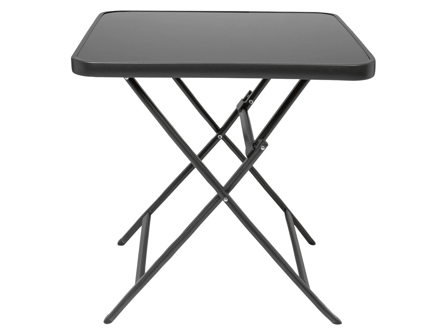 LIVARNO Home Alu-Set »Houston« 3-teilig - Bistrotisch & 2 Hochlehner/Klappsessel, Schwarz/anthrazit 7 LIVARNO Home Alu-Set »Houston« 3-teilig - Bistrotisch & 2 Hochlehner/Klappsessel, Schwarz/anthrazit – Bild 7