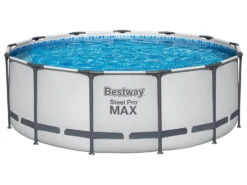Bestway Steel ProMAX Stahlrahmenpool-Set Mit Filterpumpe