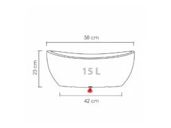 Scheurich Jardiniere Wave Globe -Garten- Und Terrassengeschäft gcp7d98af75d36c4a2fae26daa98fab09f9