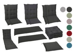 GO-DE Textil Gartenauflage / Kissen, Wasserabweisend, Pflegeleicht