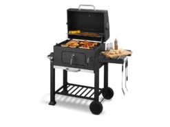 GRILLMEISTER Komfort-Holzkohlegrill »Toronto Click«, Mit Thermometer -Garten- Und Terrassengeschäft gcp87fc7d86aa654c71a3bd54a8fabd8fee