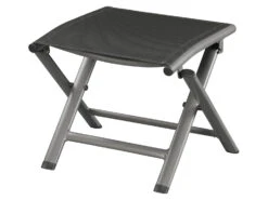 LIVARNO Home Alu-Hocker »Houston«, Zusammenklappbar, Silber/grau