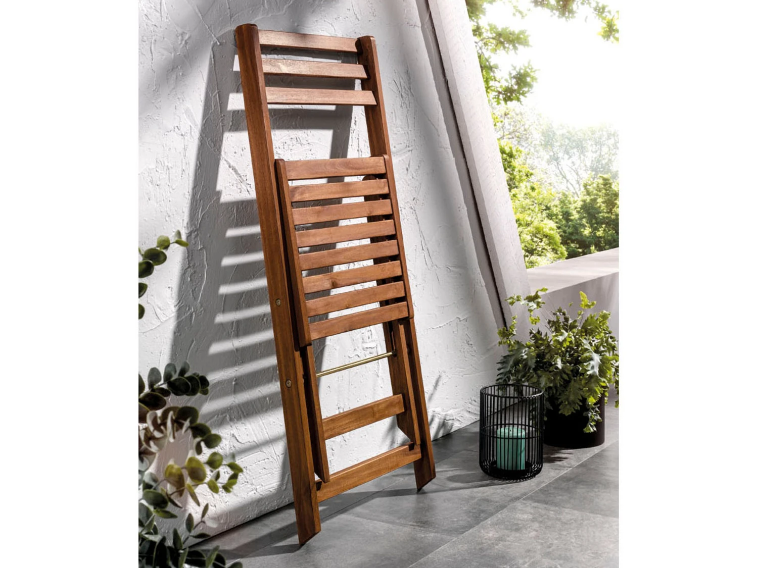 LIVARNO Home Akazie-Klappstuhl »Sevilla«, Platzsparend Verstaubar 4 LIVARNO Home Akazie-Klappstuhl »Sevilla«, Platzsparend Verstaubar – Bild 4