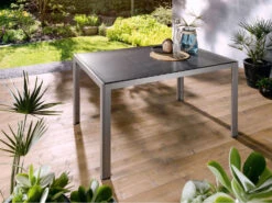LIVARNO Home Alu-Gartentisch »Houston«, Mit Wendetischplatte, Silber -Garten- Und Terrassengeschäft gcp8a6eaa5f5c9b4ce2ba772757329829cc