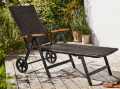 LIVARNO Home Rollliege »Valencia«, 6-fach Verstellbar, Braun -Garten- Und Terrassengeschäft gcp910ffbfec7ba4c91bfe72d433172bf16