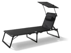 LIVARNO Home Alu-Dreibeinliege »Houston«, Mit Sonnendach, Schwarz -Garten- Und Terrassengeschäft gcp931d36fd4058449b96712dd90392dea1