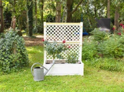 KHW Pflanzkasten Mit Spalier, L 100 Cm, 110 Liter, Aus Robustem Kunststoff -Garten- Und Terrassengeschäft gcp96c4257a0b5e42e8abcc05f6ba2b061e
