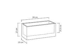 Scheurich Longgefäß »Cube Box«, Kunststoff, Quadratisch -Garten- Und Terrassengeschäft gcp9c1b49d2de6f425e83334c60ed6b6e2e
