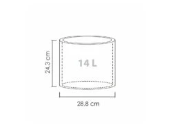 Scheurich Pflanzgefäß »Riva«, Kunststoff, Rund -Garten- Und Terrassengeschäft gcp9e23472fcafc4e12a7f10c3142a475dc