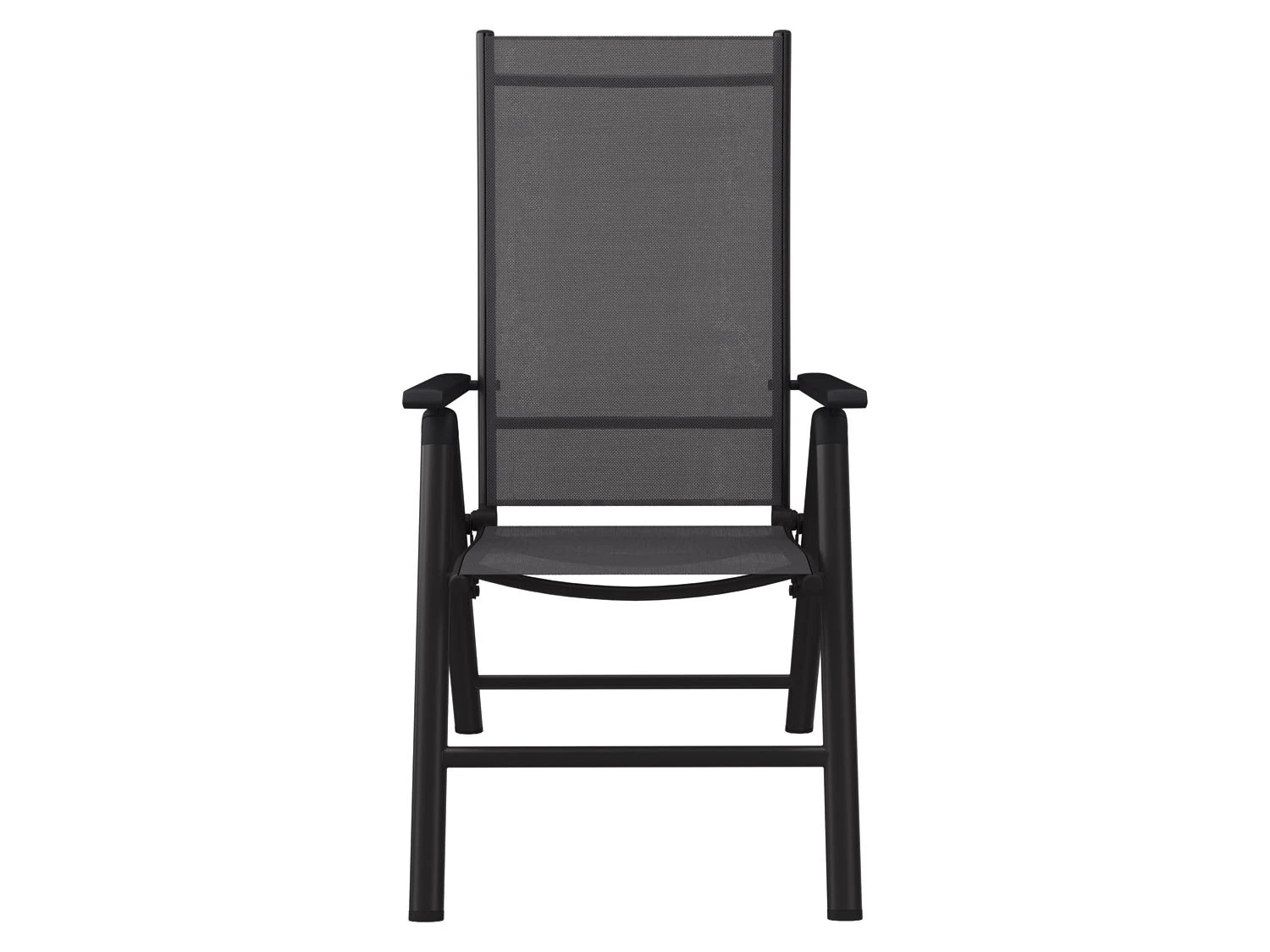 LIVARNO Home Alu-Set »Houston« 3-teilig - Bistrotisch & 2 Hochlehner/Klappsessel, Schwarz/anthrazit 4 LIVARNO Home Alu-Set »Houston« 3-teilig - Bistrotisch & 2 Hochlehner/Klappsessel, Schwarz/anthrazit – Bild 4