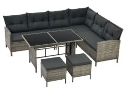 Juskys Gartenlounge »Manacor«, 4-teilig -Garten- Und Terrassengeschäft gcpbdbb3219035d451bb691d86a9c0f1e72