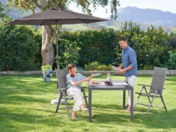 LIVARNO Home Alu-Gartentisch »Toronto«, Mit Wendetischplatte, Anthrazit -Garten- Und Terrassengeschäft gcpc164fbc674e74ec5a0a9232869fd941e