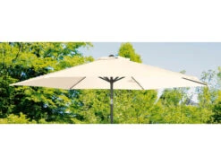 LIVARNO Home Kurbelschirm, 3-Positionen-Knickvorrichtung, Natur -Garten- Und Terrassengeschäft gcpc4beea8657004e06ba66a66c9092c2b6