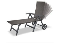 LIVARNO Home Rollliege »Valencia«, 6-fach Verstellbar, Grau -Garten- Und Terrassengeschäft gcpcaef48fb7f124127a0f3925e67dc22e0