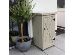 HABAU Gartenschrank »Kompakt«, 45 X 45 X 91 Cm, Grau -Garten- Und Terrassengeschäft gcpd3aea71d0ea54494adf713b0d6b6e242