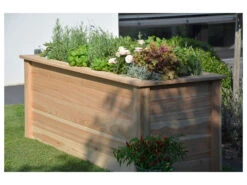 Dobar Hochbeet Pflanzkasten, Größe L, Aus Holz, Mit Pflanzvlies -Garten- Und Terrassengeschäft gcpd744d81896e9448294c3311d8abdde77