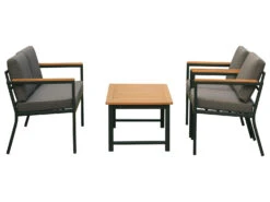 Tepro Gartenmöbelset «Chill», 4-teilig, Grau/braun -Garten- Und Terrassengeschäft gcpda494447d4884a268be3854e2950a24f