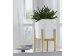 LIVARNO Home Übertopf Mit Gestell, Aus Keramik Und Kiefernholz -Garten- Und Terrassengeschäft gcpdf0765dcd6ff45bdabb42700d7d7d78d