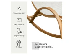 Outsunny Sonnenliege, Ideal Für 2 Personen Geeignet, Grau/weiß -Garten- Und Terrassengeschäft gcpe9f9e315befa466b8d2703d6ae15050f