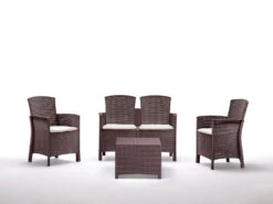 Bica Dining Set »Lido«, 4-teilig - Tisch, 2er Sofa & 2 Sessel -Garten- Und Terrassengeschäft gcpee14b72c9c9648589fc72cab90a723e8