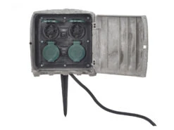 PARKSIDE® Gartensteckdose, In Steinoptik, Mit Klappdeckeln -Garten- Und Terrassengeschäft gcpf09cd360e5bc4377b812385982faf661