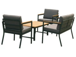 Tepro Gartenmöbelset «Chill», 4-teilig, Grau/braun -Garten- Und Terrassengeschäft gcpf14ad706eb144070963f0fc39c8c3d34