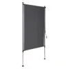 LIVARNO Home Klemm-Balkonsichtschutz Mit Kurbel, 1,2 X 2,00-3,00 M, Anthrazit