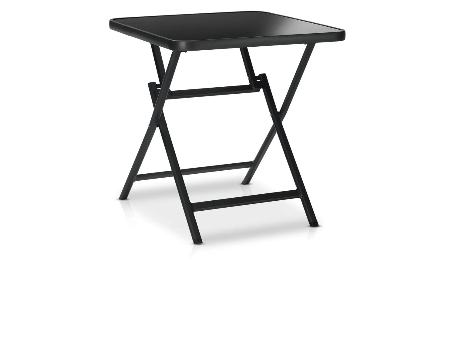 LIVARNO Home Alu-Set »Houston« 3-teilig - Bistrotisch & 2 Hochlehner/Klappsessel, Schwarz/anthrazit 8 LIVARNO Home Alu-Set »Houston« 3-teilig - Bistrotisch & 2 Hochlehner/Klappsessel, Schwarz/anthrazit – Bild 8