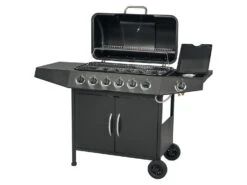 GRILLMEISTER Gas-Grillwagen, 6plus1 Brenner, 17,3 KW -Garten- Und Terrassengeschäft gcpf6809b5e1028436ca05f446cb8d11b6b