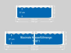 CRIVIT Metal-Frame-Pool L 228 X B 159 X H 42 Cm -Garten- Und Terrassengeschäft gcpfc046a5f5b5e4e2583a96196946c74c8