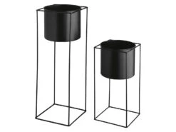 LIVARNO Home Pflanzgefäß, Metall, Stehend, 1er, 2er -Garten- Und Terrassengeschäft gcpfe27a1783ec6415ab105e4704614803d