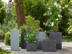 Scheurich Hochgefäß »Muretto«, Kunststoff, Quadratisch -Garten- Und Terrassengeschäft gcpff84d1debdb24f9c98579c292c931e22